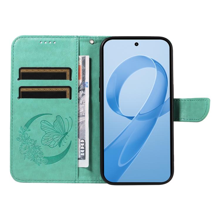 For Redmi K90/Poco F8 Pro Swallowtail Butterfly Embossed Leather Phone Case