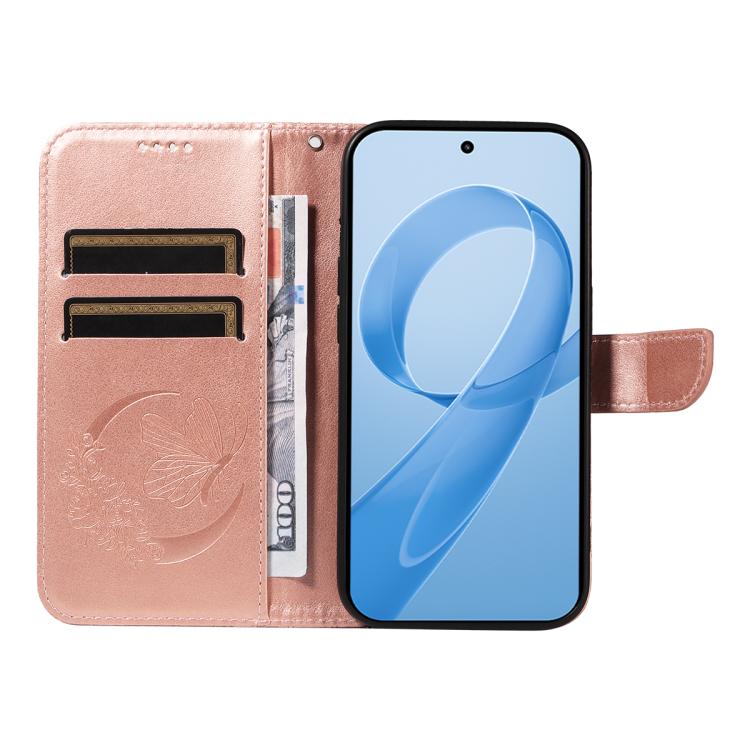 For Redmi K90/Poco F8 Pro Swallowtail Butterfly Embossed Leather Phone Case