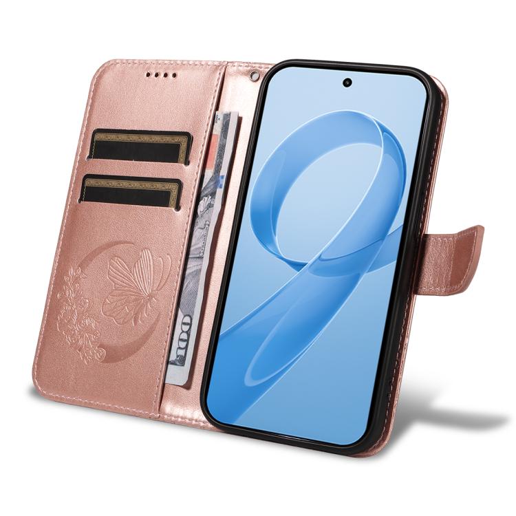 For Redmi K90/Poco F8 Pro Swallowtail Butterfly Embossed Leather Phone Case