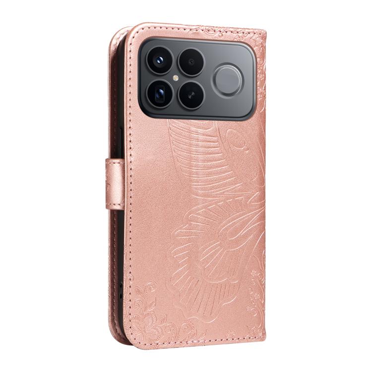 For Redmi K90 Pro Max/Poco F8 Ultra Swallowtail Butterfly Embossed Leather Phone Case