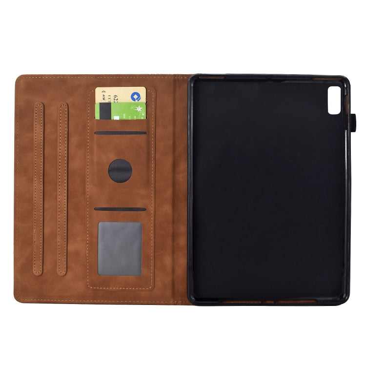 For Lenovo Tab M9 TB-310FU Cats Embossed Leather Smart Tablet Case
