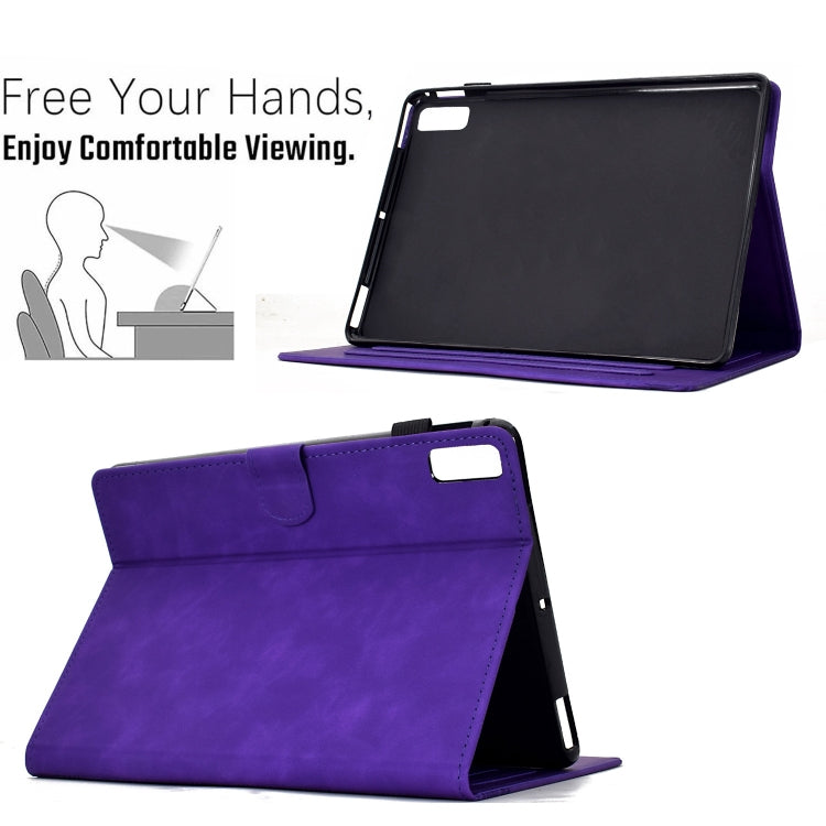 For Lenovo Tab M9 TB-310FU Cats Embossed Leather Smart Tablet Case