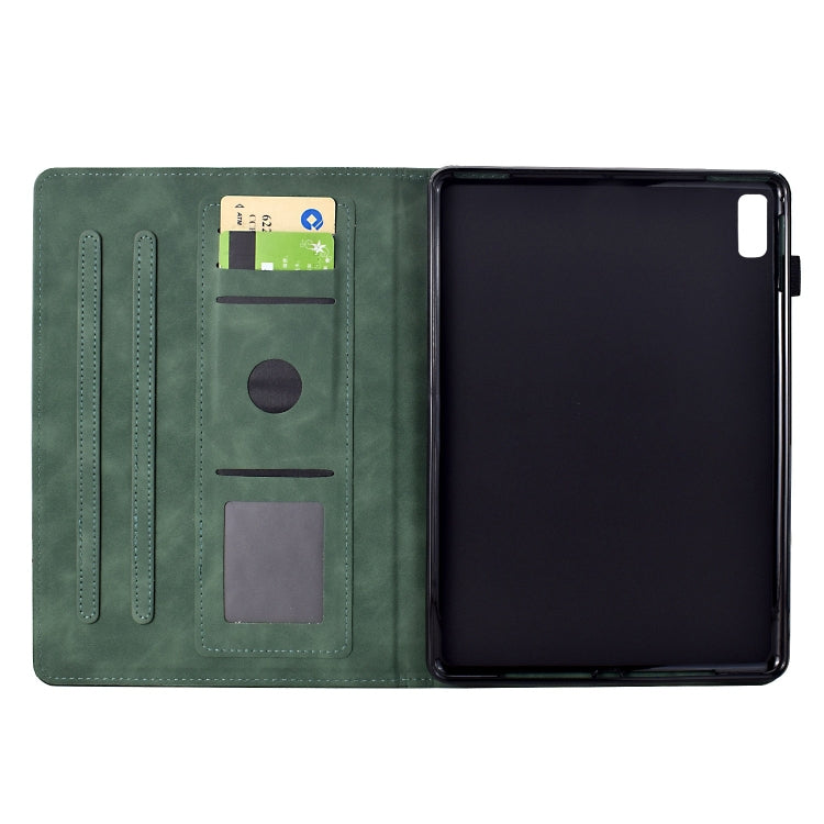 For Lenovo Tab P11 Gen 2 Cats Embossed Leather Smart Tablet Case