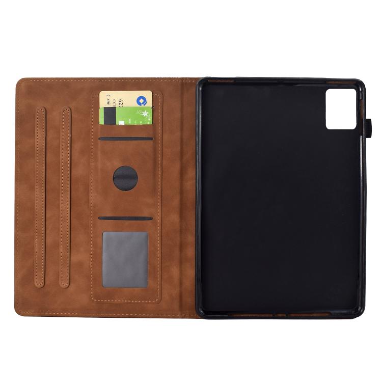 For Lenovo Xiaoxin Pad 11 2025 Cats Embossed Leather Smart Tablet Case