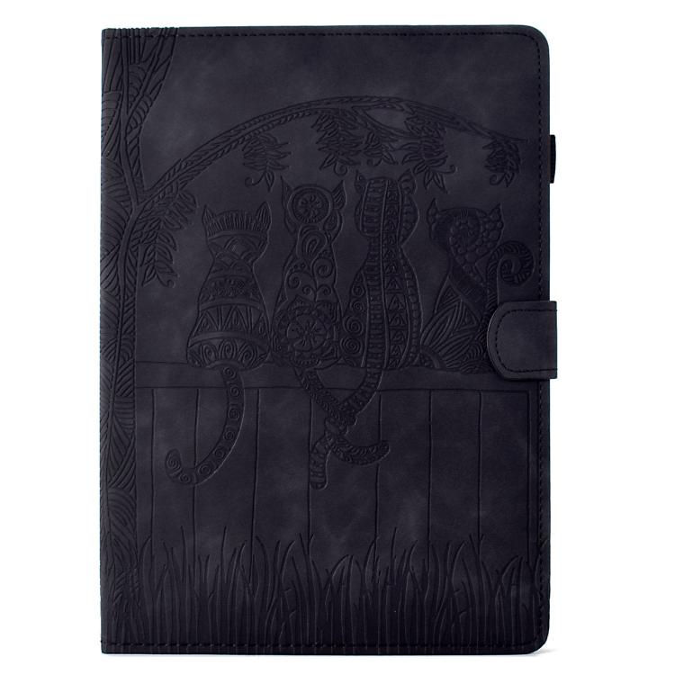 For Lenovo Xiaoxin Pad 11 2025 Cats Embossed Leather Smart Tablet Case
