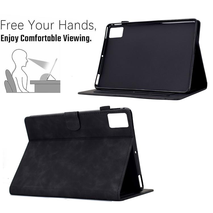 For Lenovo Xiaoxin Pad 11 2025 Cats Embossed Leather Smart Tablet Case