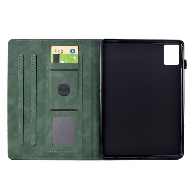 For Lenovo Xiaoxin Pad 12.1 2025 Cats Embossed Leather Smart Tablet Case