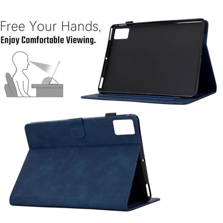 For Lenovo Xiaoxin Pad 12.1 2025 Cats Embossed Leather Smart Tablet Case