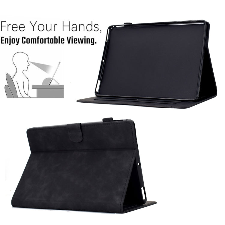 For Amazon Kindle Paperwhite 2021 Cats Embossed Leather Smart Tablet Case