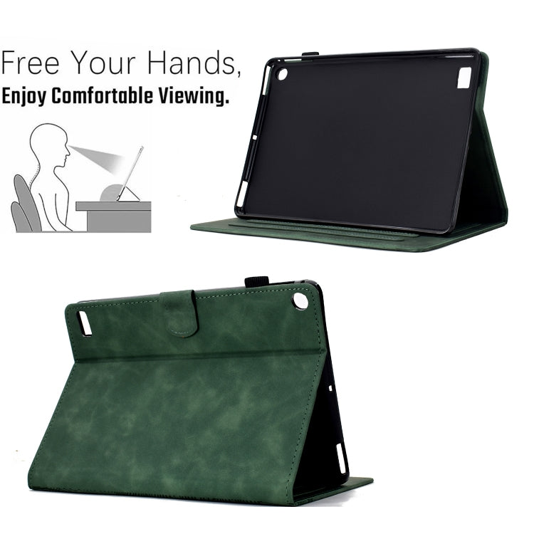 For Amazon Kindle Fire 7 2017 / 2019 Cats Embossed Leather Smart Tablet Case
