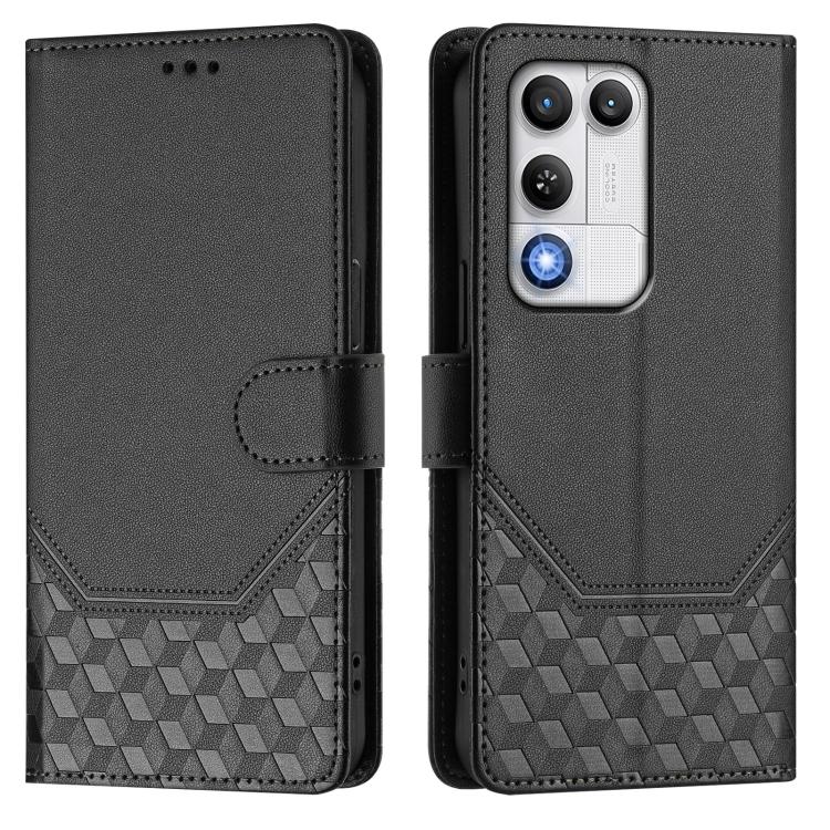 For ZTE nubia RedMagic 11 Air Honeycomb Embossing RFID Leather Phone Case