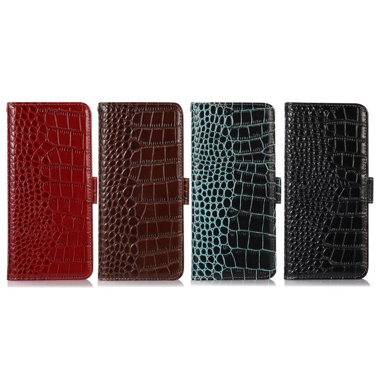 For Redmi K90 Pro Max/Poco F8 Ultra Crocodile Top Layer Cowhide Leather Phone Case