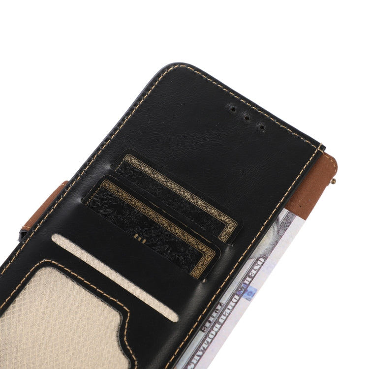 For Redmi Note 14 Pro 5G Magnetic Crazy Horse Texture Genuine Leather RFID Phone Case
