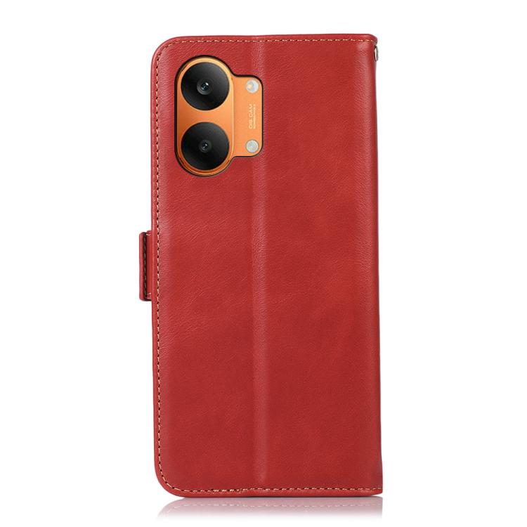 For Redmi Turbo 5 Max / Poco X8 Pro Max Magnetic Crazy Horse Texture Genuine Leather RFID Phone Case