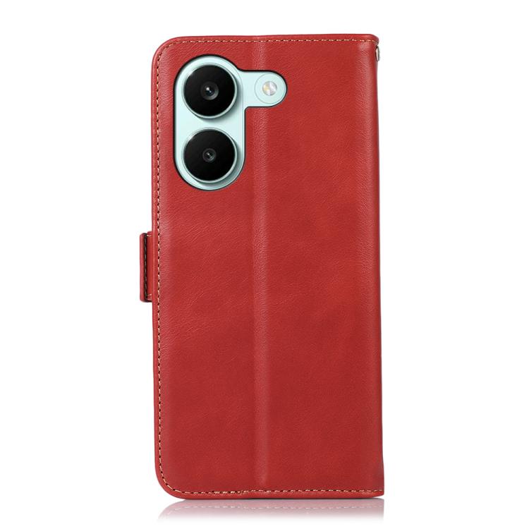 For Redmi Turbo 5 5G / Poco X8 Pro 5G Magnetic Crazy Horse Texture Genuine Leather RFID Phone Case