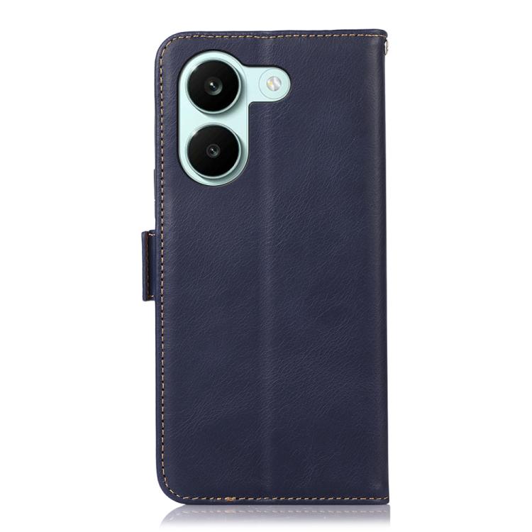 For Redmi Turbo 5 5G / Poco X8 Pro 5G Magnetic Crazy Horse Texture Genuine Leather RFID Phone Case