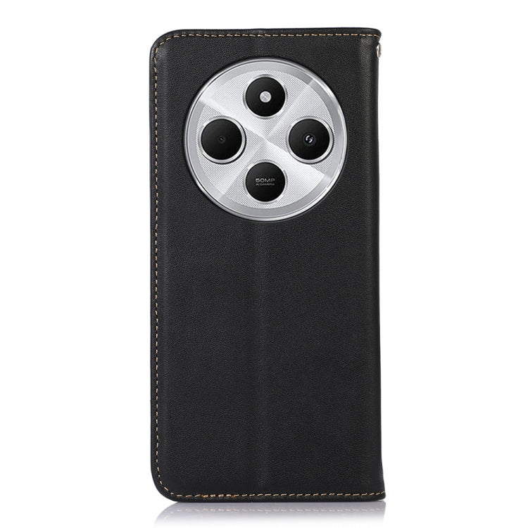 For Redmi 14C 4G KHAZNEH Nappa Top Layer Cowhide Leather Phone Case