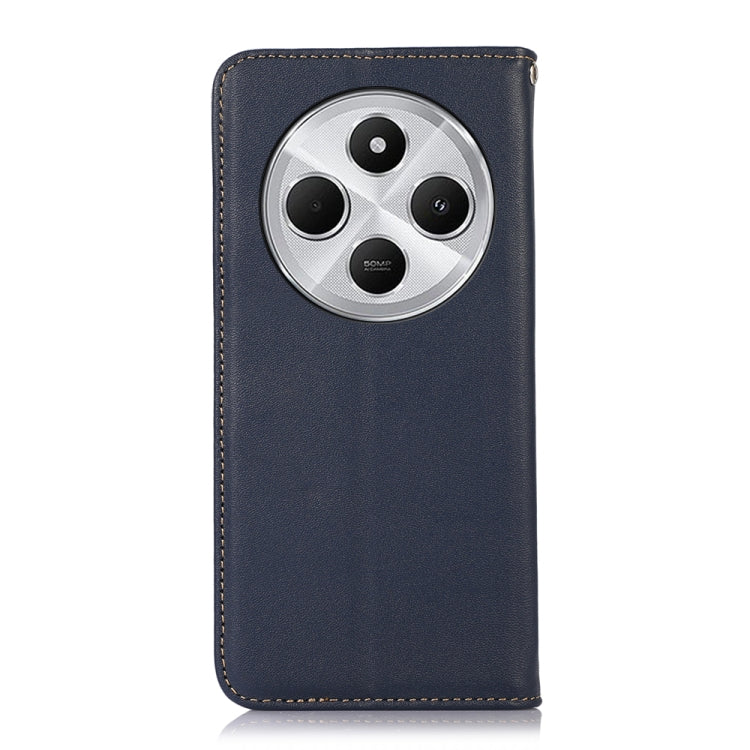 For Redmi 14C 4G KHAZNEH Nappa Top Layer Cowhide Leather Phone Case