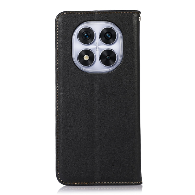 For Redmi Note 14 Pro 5G KHAZNEH Nappa Top Layer Cowhide Leather Phone Case