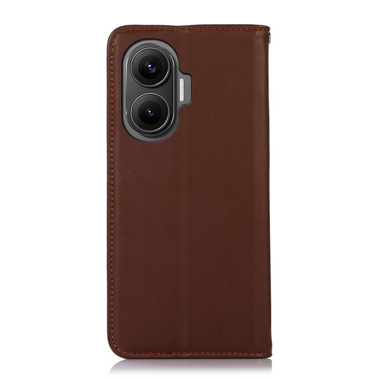 For Redmi Turbo 4 Pro KHAZNEH Nappa Top Layer Cowhide Leather Phone Case