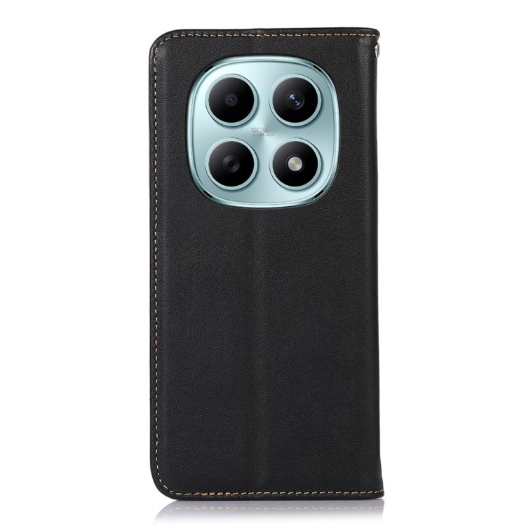 For Redmi Note 15 5G Global 164mm KHAZNEH Nappa Top Layer Cowhide Leather Phone Case