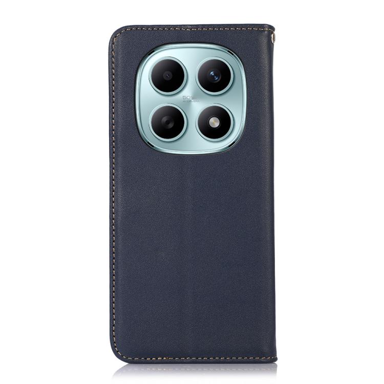 For Redmi Note 15 5G Global 164mm KHAZNEH Nappa Top Layer Cowhide Leather Phone Case