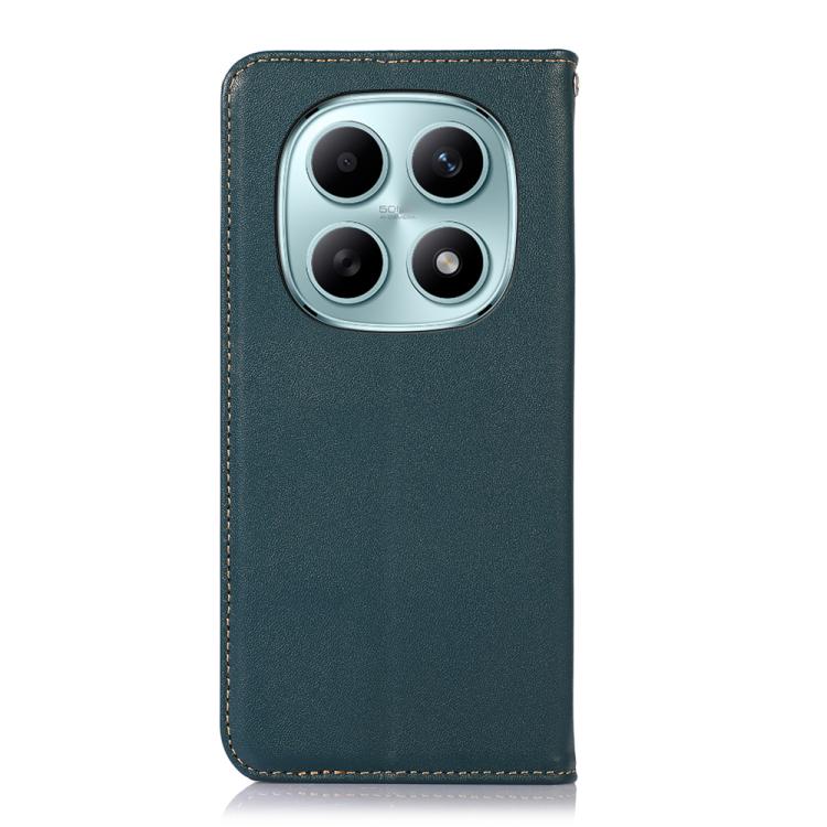 For Redmi Note 15 5G Global 164mm KHAZNEH Nappa Top Layer Cowhide Leather Phone Case