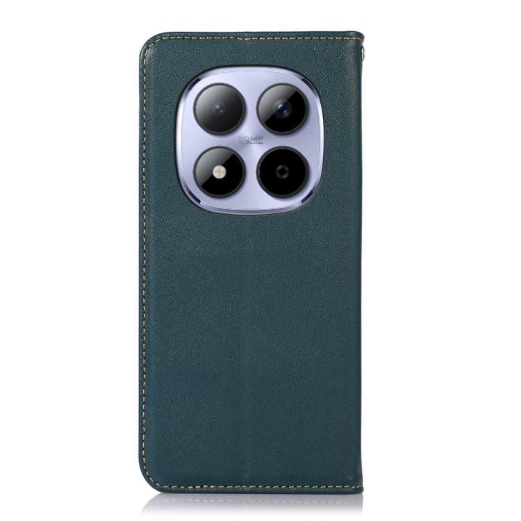 For Redmi Note 15 Pro+ 5G Global 163.3mm KHAZNEH Nappa Top Layer Cowhide Leather Phone Case