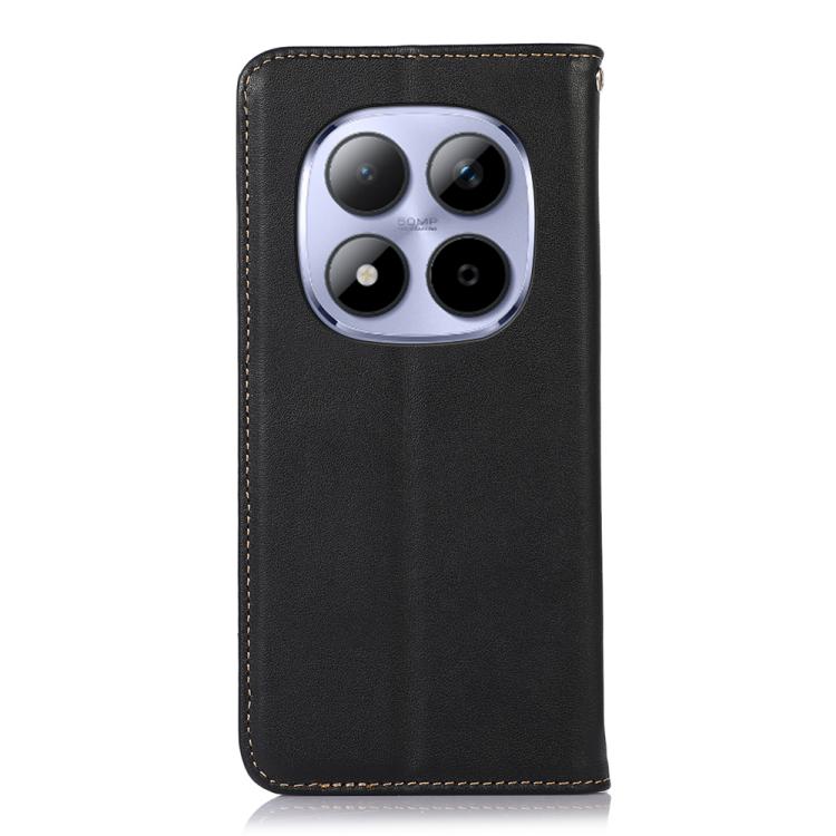 For Redmi Note 15 Pro 5G Global 163.6mm KHAZNEH Nappa Top Layer Cowhide Leather Phone Case