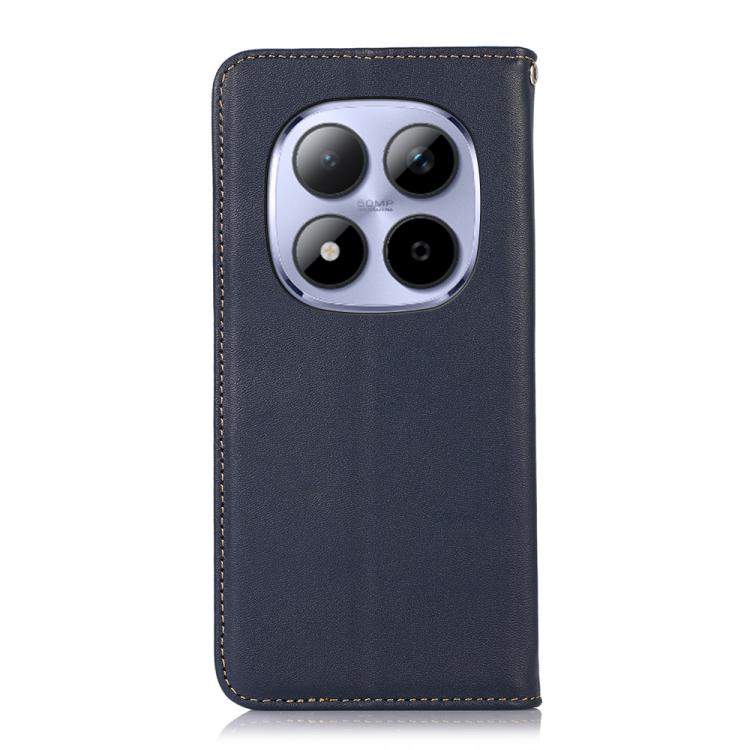 For Redmi Note 15 Pro 5G Global 163.6mm KHAZNEH Nappa Top Layer Cowhide Leather Phone Case