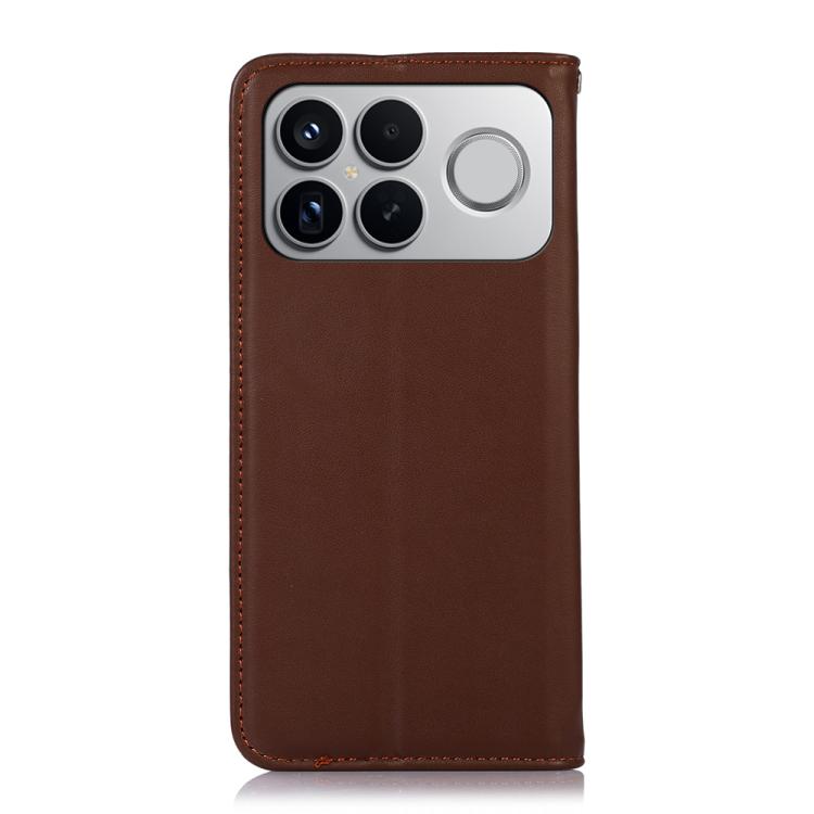 For Redmi K90 Pro Max/Poco F8 Ultra KHAZNEH Nappa Top Layer Cowhide Leather Phone Case
