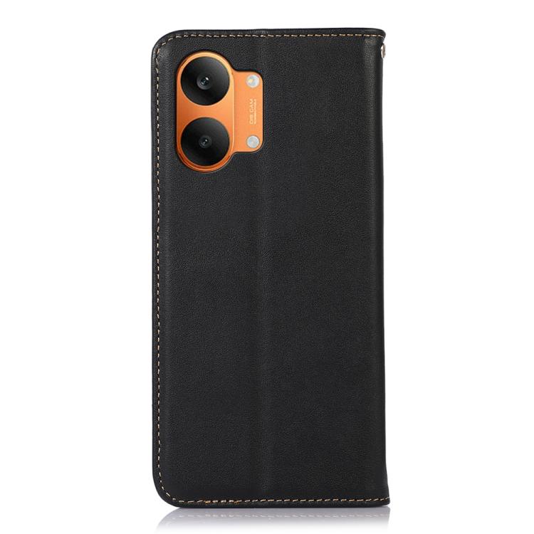 For Redmi Turbo 5 Max / Poco X8 Pro Max KHAZNEH Nappa Top Layer Cowhide Leather Phone Case