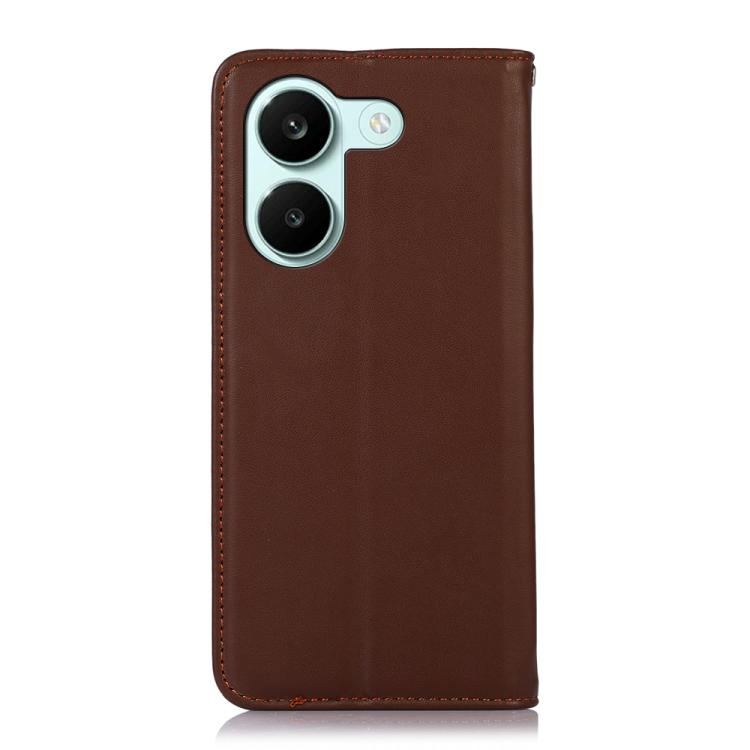 For Redmi Turbo 5 5G / Poco X8 Pro 5G KHAZNEH Nappa Top Layer Cowhide Leather Phone Case