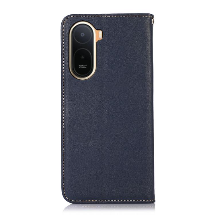 For Redmi A7 Pro 171mm / Poco C85x 5G KHAZNEH Nappa Top Layer Cowhide Leather Phone Case