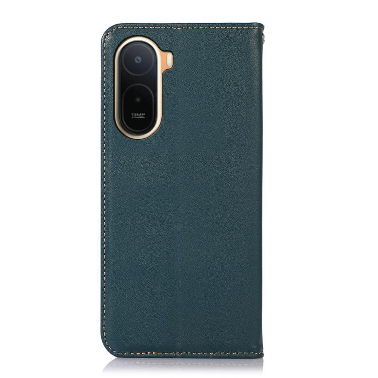 For Redmi A7 Pro 171mm / Poco C85x 5G KHAZNEH Nappa Top Layer Cowhide Leather Phone Case