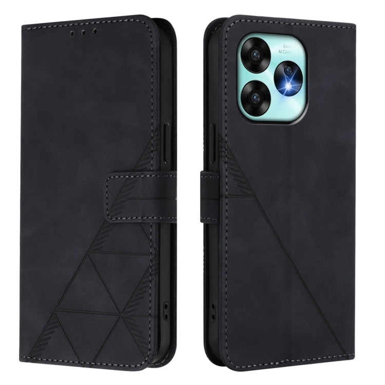 For UMIDIGI A15 / A15C / A15T Crossbody 3D Embossed Flip Leather Phone Case