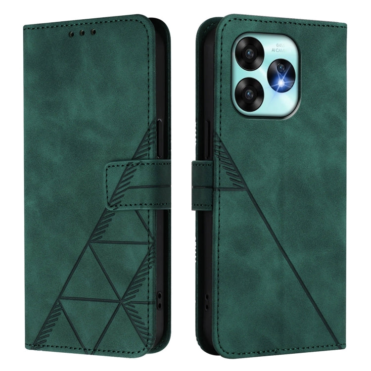 For UMIDIGI A15 / A15C / A15T Crossbody 3D Embossed Flip Leather Phone Case