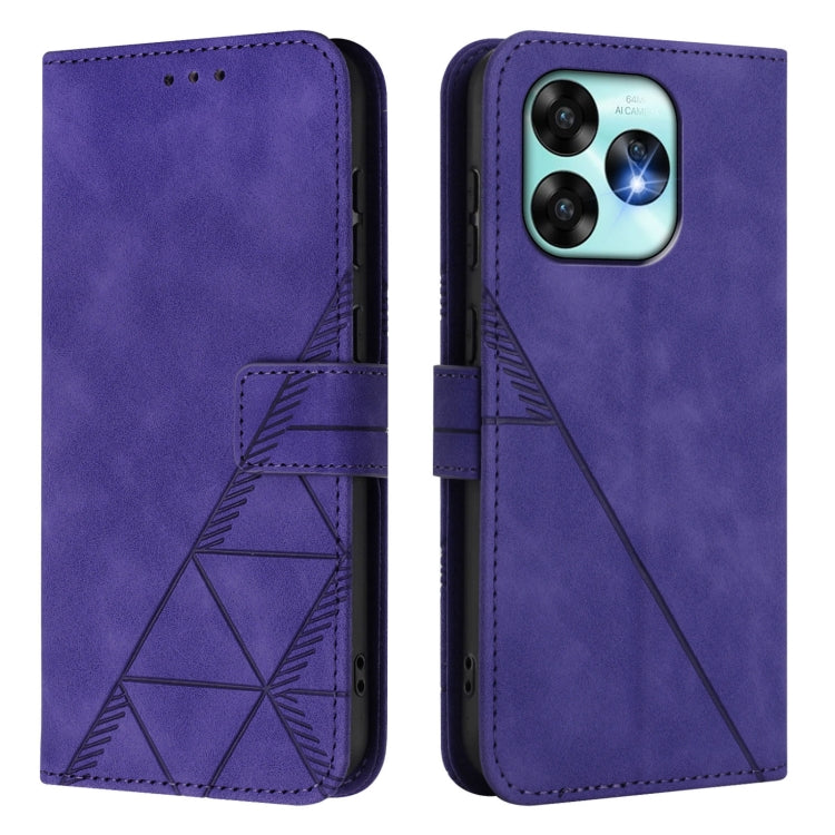 For UMIDIGI A15 / A15C / A15T Crossbody 3D Embossed Flip Leather Phone Case