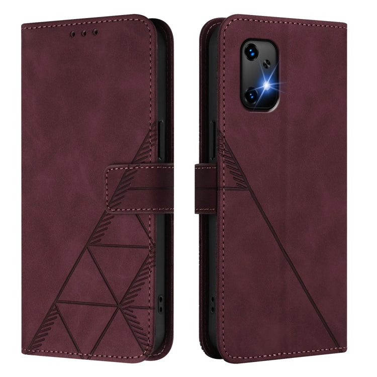 For UMIDIGI Bison X20 Crossbody 3D Embossed Flip Leather Phone Case