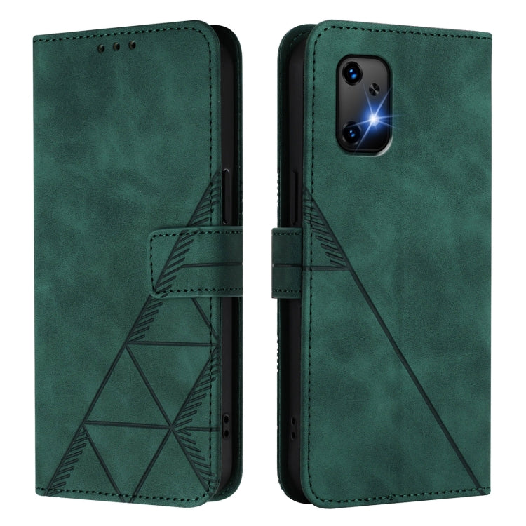 For UMIDIGI Bison X20 Crossbody 3D Embossed Flip Leather Phone Case