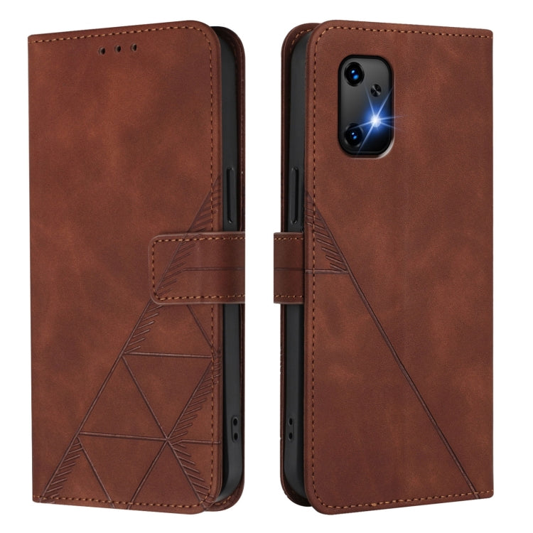 For UMIDIGI Bison X20 Crossbody 3D Embossed Flip Leather Phone Case