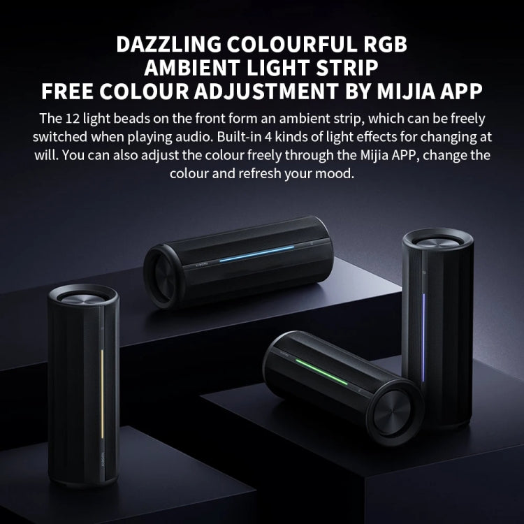 Xiaomi Bluetooth Speaker Support NFC Connection & Bluetooth Call - Black