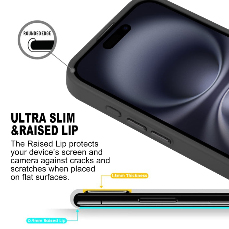 For iPhone 16 GEBEI Skin Feel MagSafe Magnetic Phone Case