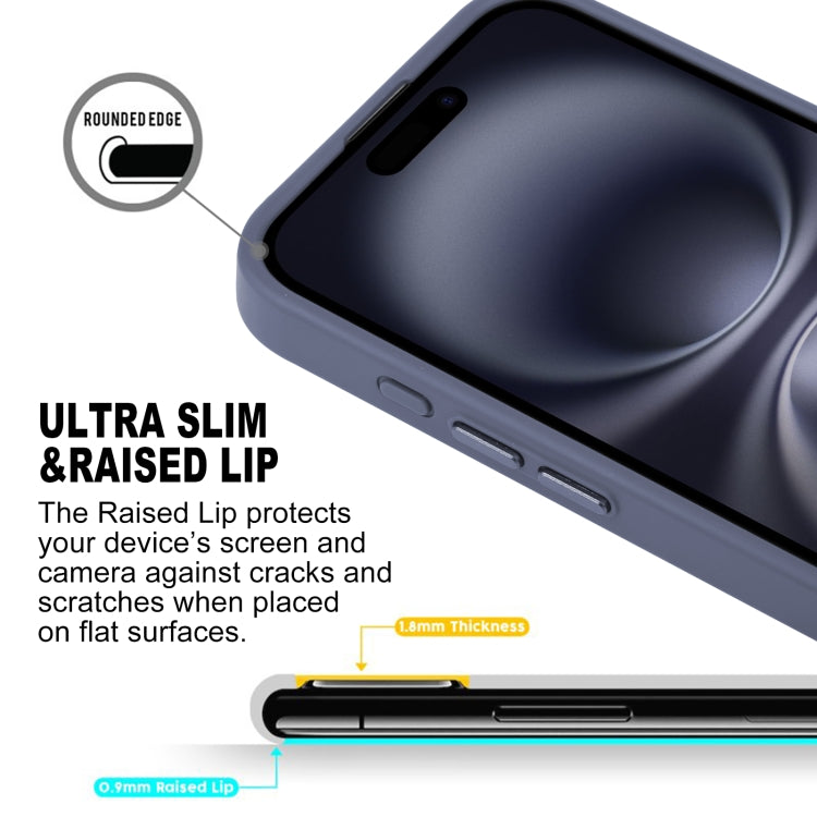 For iPhone 16 GEBEI Skin Feel MagSafe Magnetic Phone Case
