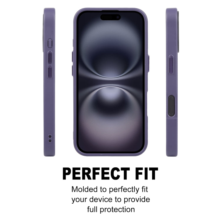 For iPhone 16 GEBEI Skin Feel MagSafe Magnetic Phone Case