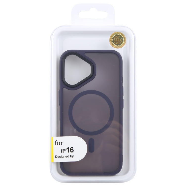 For iPhone 16 GEBEI Skin Feel MagSafe Magnetic Phone Case