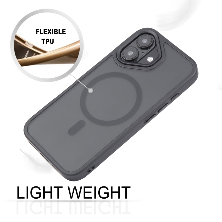 For iPhone 16 Plus GEBEI Skin Feel MagSafe Magnetic Phone Case