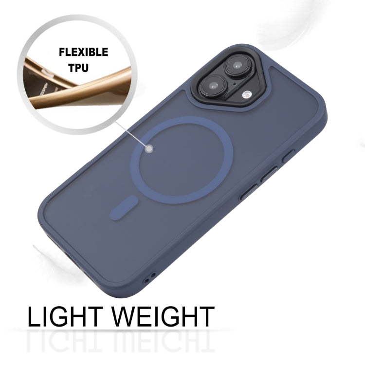 For iPhone 16 Plus GEBEI Skin Feel MagSafe Magnetic Phone Case