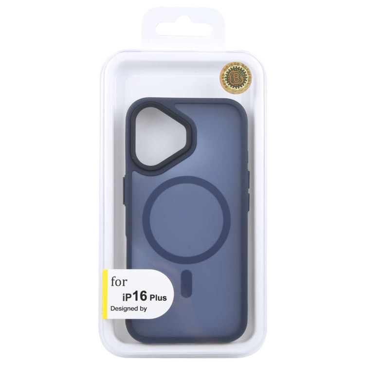 For iPhone 16 Plus GEBEI Skin Feel MagSafe Magnetic Phone Case