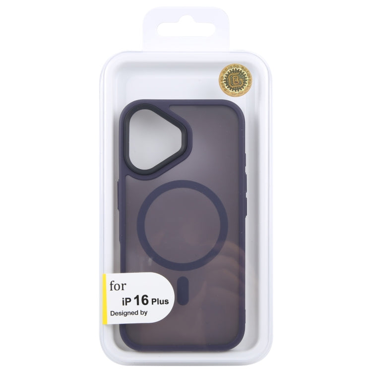 For iPhone 16 Plus GEBEI Skin Feel MagSafe Magnetic Phone Case